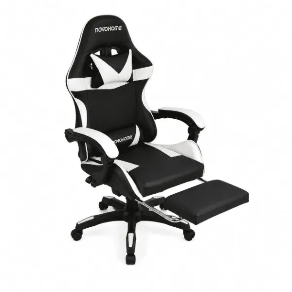 SILLA GAMER NOVOHOME CON APOYA PIES