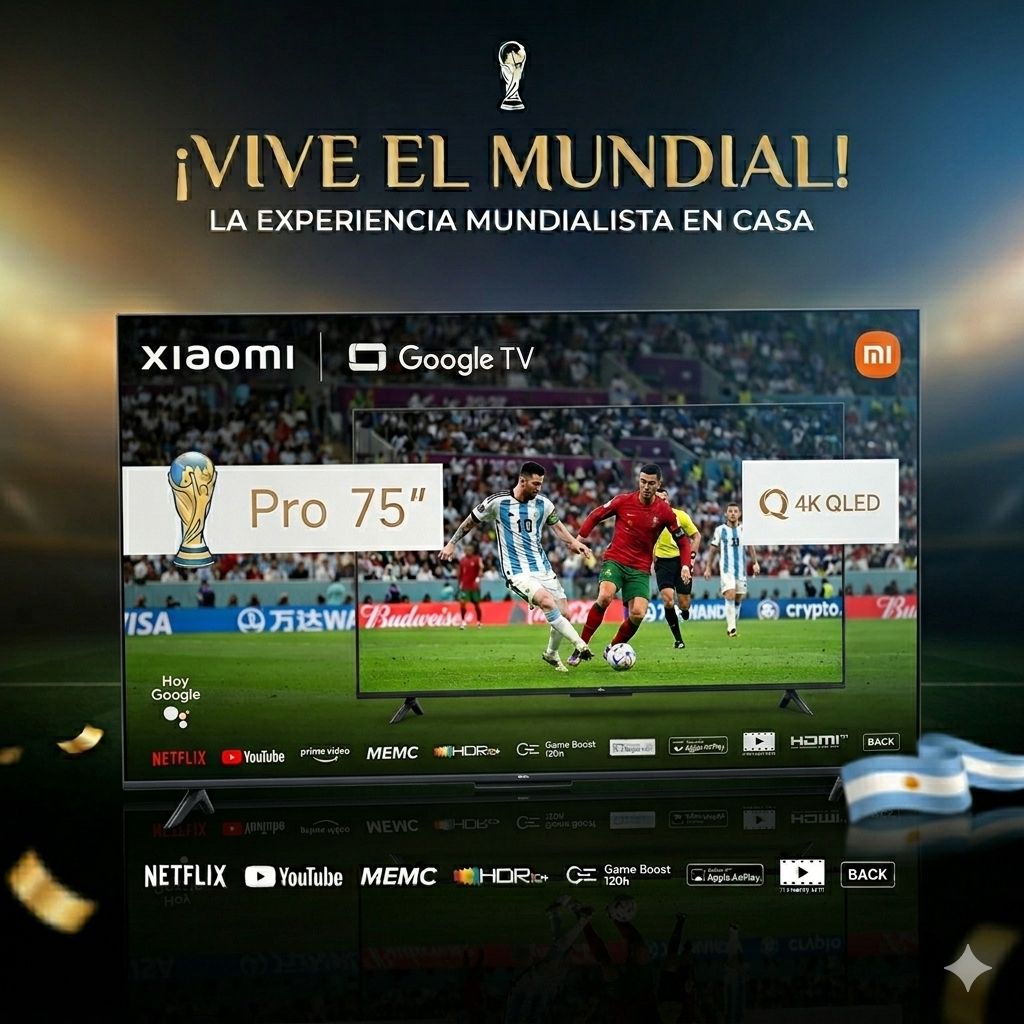 SMART TV XIAOMI A PRO 75" QLED 4K