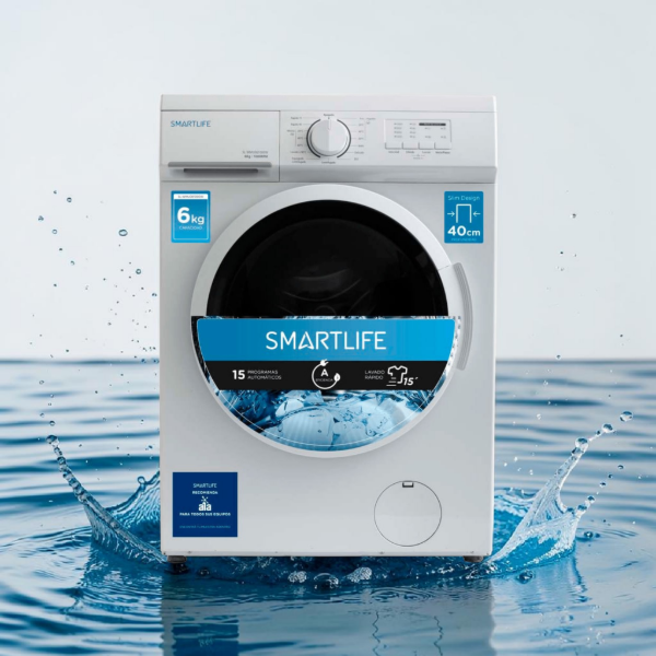 LAVARROPAS SMARTLIFE 6KG 1000RPM BLANCO SL-WMU061000W