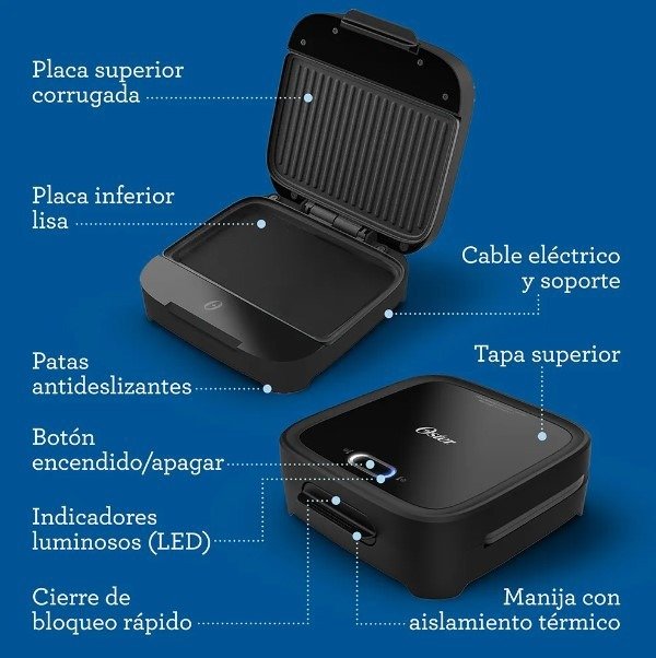 SANDWICHERA OSTER TSM 400 750W