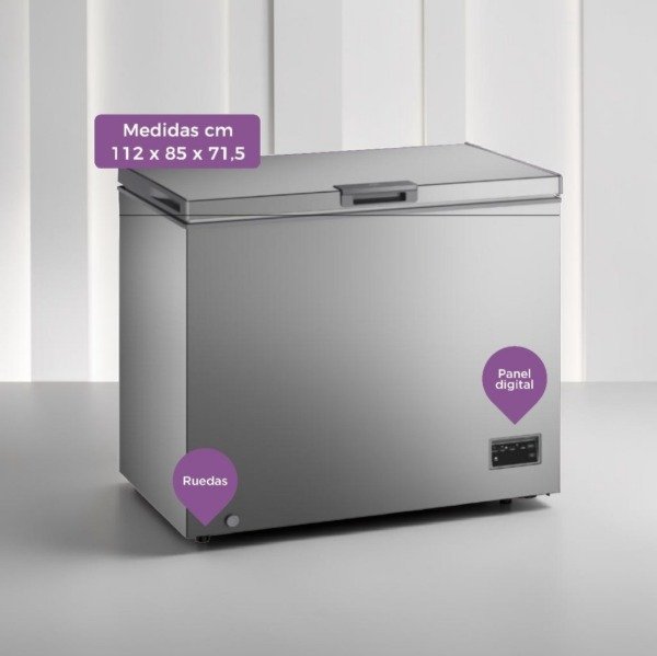FREEZER DE POZO GAFA INVERTER FGHI302P-L 316LTS SILVER