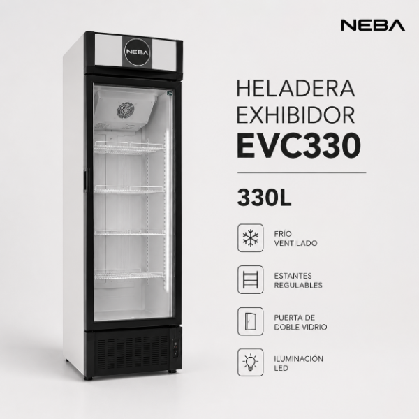 EXHIBIDOR NEBA 330L EVC330
